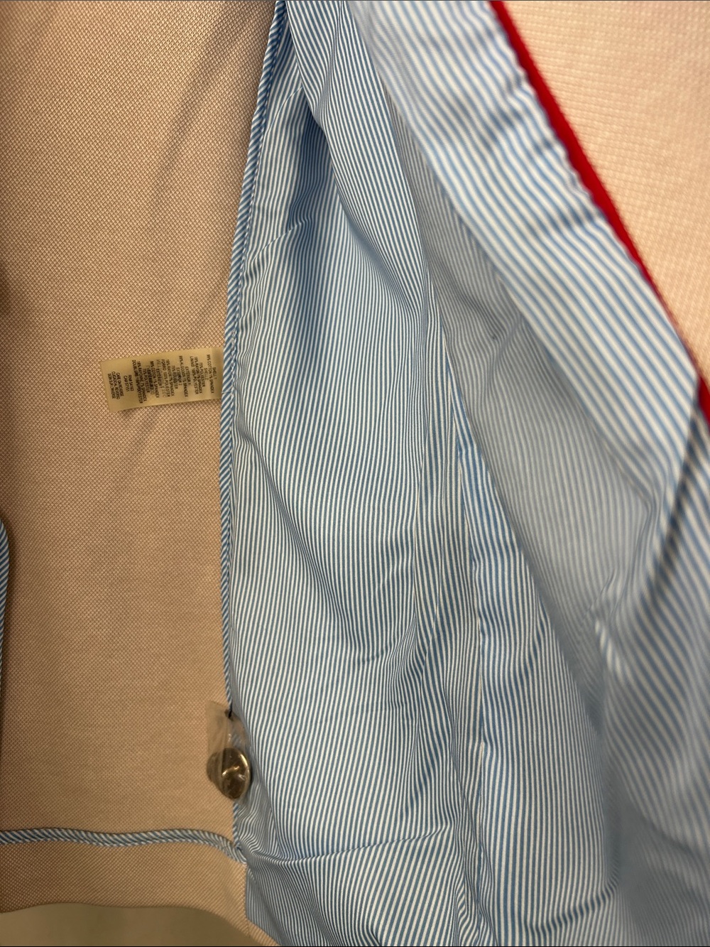 Tommy Hilfiger Cream Single-Breasted Tailored Blazer - Picture 7 of 8